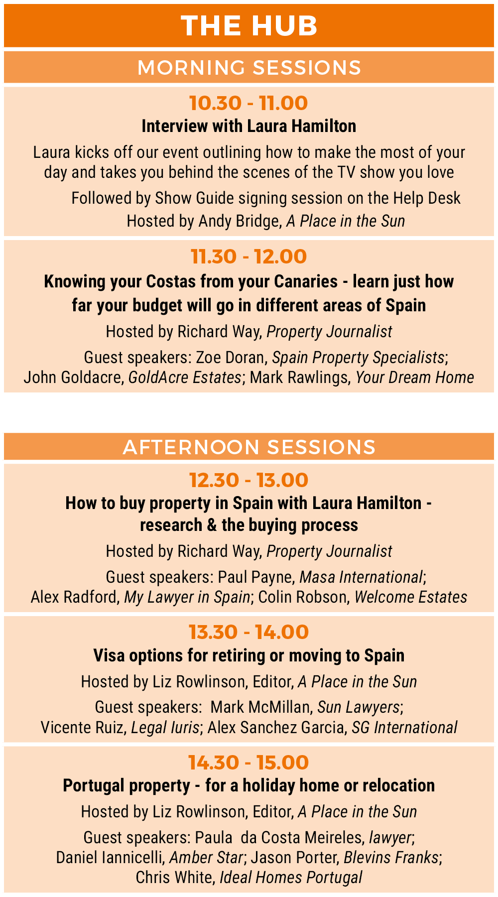 A Place in the Sun Live Manchester 2024 - France seminars Friday sessions