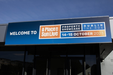 A Place in the Sun Dublin Property Showcase 2023 - Signage